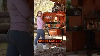 This is my Wood-Mizer LT40 Wide Hydraulic sawmill that I use daily to cut slabs here at our shop.