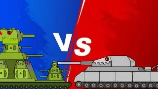 Битва КВ-44 Против Ратте Мультики про танки