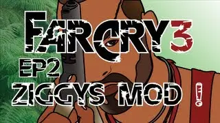 Ziggys Mod - Far Cry 3 Let's Play Episode #2 - Fear the Cows, Not the Crocs