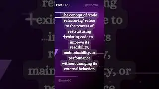 Code refactoring..!!! 