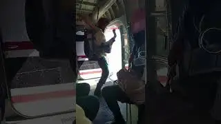 выход с самолёта ан-2