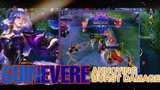 SAVAGE!! Guinevere Annoying Burst Damage - Guinevere Gameplay 2020 - VINZ TV | Mobile Legends.