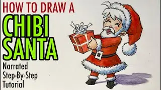 How to Draw a Chibi Santa