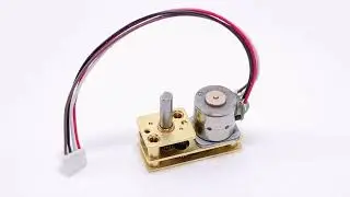 Worm Shaft Gearbox 10mm Stepper Motor With Different Reduction Ratio Options