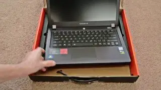 GIGABYTE P34Wv5 Laptop Unboxing Video