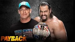WWE Payback 2015 - John Cena vs Rusev - WWE United States Championship I Quit Match