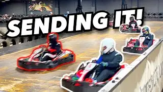 RACING for HARD FOUGHT VICTORY at TeamSport Dunstable