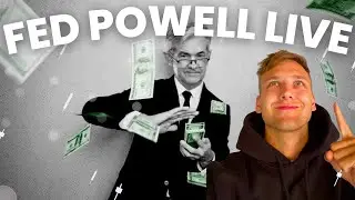 BÖRSEN RUSAR, FED POWELL & RÄNTEBESKED LIVE | TEKNISK ANALYS, Q/A, AKTIER, CRYPTO