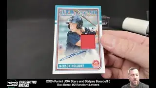 2024 Panini USA Stars and Stripes Baseball 5 Box Break #2