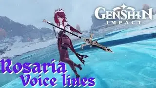 Genshin Impact : Rosaria Voice Lines [Japanese Dub VA: Ai Kakuma]