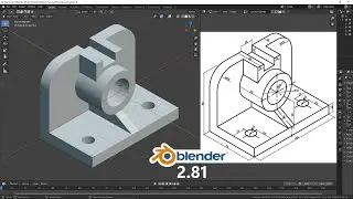 Tutorial: How to Model a 3D-Printable Part based on a Technical Drawing in Blender 2.81