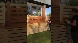 Покраска террасы пинотексом как сделать 🧤
