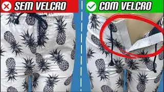 COMO COLOCAR VELCRO EM BERMUDA DE ELÁSTICO [PASSO A PASSO]