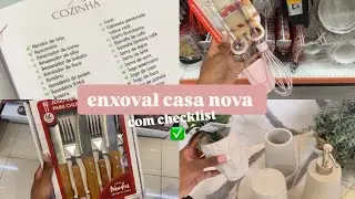 ENXOVAL CASA NOVA | LISTA DE ENXOVAL | COMPRANDO AS COISAS DE POUQUINHO 🏠✨🙌🏾