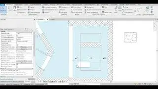 Revit: помещение, проекция