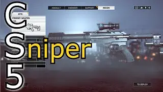 BATTLEFIELD 4 - Weapons Review CS5 Sniper