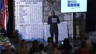 53. Festival Dalmatinskih Klapa Omiš - Treća izborna večer 7. srpnja, 2019.