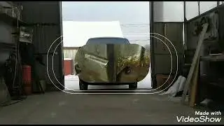 Кузовной ремонт заднего правого крыла vw t4 часть 1.