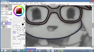 Digitalización de dibujo en Paint Tool SAI