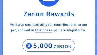 Zerion has launched ZERϴ Network Testnet!Be early = be rich!Cost FREE and takes  minutes