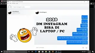 Cara membuka DM instagram di laptop / pc