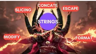 String Data type in python  | Complete course on python from beginner to Advanced