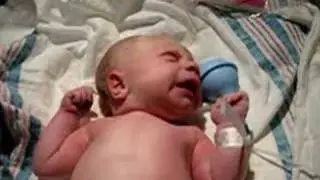 My newborn son