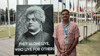 #Swami Vivekananda Poem on Peace# Global spirituality Mahotsav #Kanha#