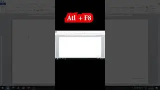 MS Word All Shortcut In One Click