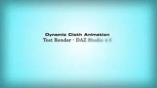 DAZ Studio Dynamic Cloth Animation - BellyDance