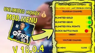 UNLIMITED MONEY 💰 FiFa mobile mod menu  V 18.0.04 🔓