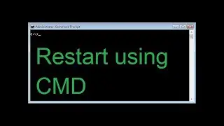 How to Restart your Computer using CMD(Command Prompt) | Step by Step