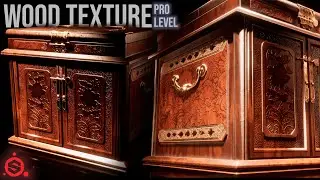 Как создать реалистичную текстуру дерева в Substance Painter - PRO уровень / Realistic Wood Texture