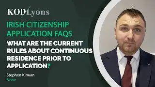 What are the current rules about continuous residence prior to application?