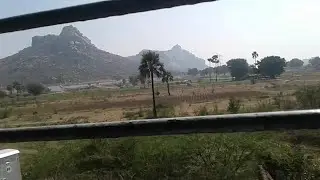 दक्षिण बिहार एक्सप्रेस और पहाङ।  train journey in #south_bihar_express