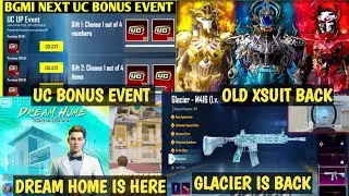 😍GLACIER is Back | Bgmi New Xsuit is Here |Blood Raven & Golden pharaoh Coming back Glax