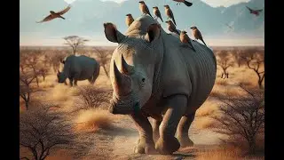 Les rhinocéros de Namibie ‐ Jacky Galou