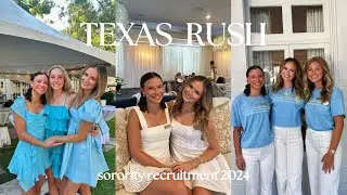 SORORITY RUSH VLOG | THE UNIVERSITY OF TEXAS
