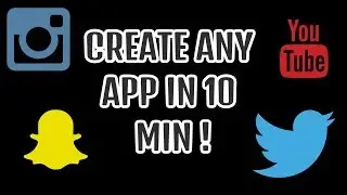 How to Create/Make an App for Android and IOS with out Coding 2018 ? | Android App Making