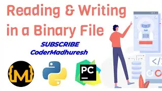 Reading & Writing in a Binary File (in Hindi) | Python Lecture 33 | pickle module, serialisation...
