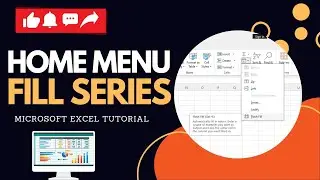 Excel Tips - Quickly Fill Series of Numbers in a Few Seconds Fill Command