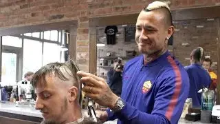 Radja Nainggolan Barbershop Challenge