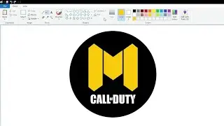 How to draw the Call of Duty Mobile logo using MS Paint | How to draw on your computer