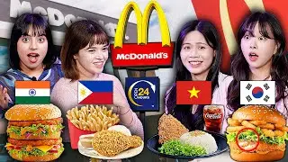Asian Girls React to McDonald's Differences!! l Chicken & Rice In Mcdonald's!!