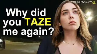 Psycho Karen gets Arrested for BATTERY ON LEO (FELONY)