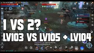 MIR4 Lv103 vs Lv105 + Lv104  (UNCUT)