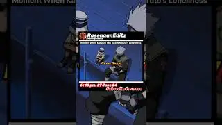 Naruto's Loneliness #naruto #kakashi