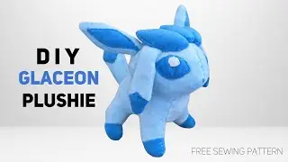 How to Make a Glaceon Plushie [Free Pattern]