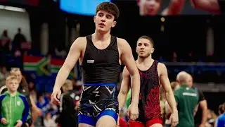 U20 Malik Kadirov (FRA) vs Shabhan Omarov (GER) 65kg. Freestyle men wrestling tournament.