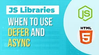 JavaScript libraries: When to use DEFER and ASYNC.
